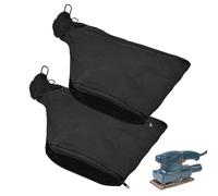 2 bolsas de polvo para lijadora de ratón para 255 accesorios de cepilladora de sierra ingletadora, fácil eliminación del polvo