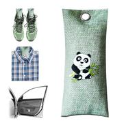 2 bolsas de purificación de aire natural | Absorbente de olores de carbón de bambú para el hogar y el coche | Eliminador de olores de armario, desodorante de habitación pequeña y ambientador de coche