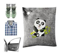 2 bolsas de purificación de aire natural | Absorbente de olores de carbón de bambú para el hogar y el coche | Eliminador de olores de armario, desodorante de habitación pequeña y ambientador de coche