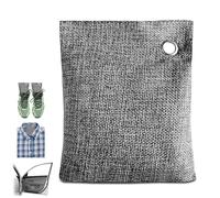 2 bolsas de purificación de aire natural | Absorbente de olores de carbón de bambú para el hogar y el coche | Eliminador de olores de armario, desodorante de habitación pequeña y ambientador de coche