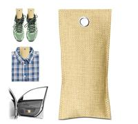 2 bolsas de purificación de aire natural | Absorbente de olores de carbón de bambú para el hogar y el coche | Eliminador de olores de armario, desodorante de habitación pequeña y ambientador de coche