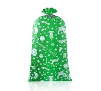 2 bolsas de regalo grandes de Navidad, regalo de galletas de caramelo, almacenamiento especial, bolsa grande, festival de cumpleaños, decoración del hogar, paquete de regalo de Año Nuevo, bayas verdes