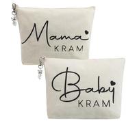 2 bolsas de regalo para bebé, bolsa de cosméticos, regalo para mamá fresca, regalo para madres frescas, regalos de nacimiento con llavero, regalo para embarazadas, día de la madre