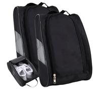 2 bolsas de tacos para deportes a prueba de olores, organizador de bolsas de zapatos de golf, bolsa de tacos de fútbol, a prueba de olores, duraderas, impermeables, perfectas para atletas y viajeros