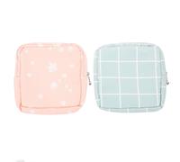 2 bolsas menstruales, para toallas sanitarias para llevar