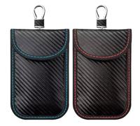2 Bolsas para Llaves De Coche, Bolsa De Bloqueo De Señal, Bolsa De Protección para Llaves, Bolsa Antirrobo para Llaves De Coche, Bolsa De Seguridad para Llaves De Coche