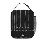 2 Bolsas térmicas para el almuerzo con diseño de videojuego On The Beach, reutilizables, para llevar en la playa, para deportes al aire libre, regalos