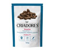 2 bolsitas x 150 g Criadores Bocaditos Adult Mobiltity de Salmón para perros ¡Pack ahorro!