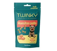2 bolsitas x 60 g San Dimas Huesitos Spayk de Pollo para perros ¡Pack Ahorro!