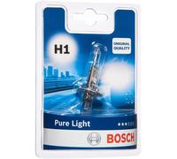 2 Bombillas Auto H1 Bosch 60/55W Halógenas 5000K Luz Blanca 12V