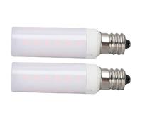 2 Bombillas de Efecto LED E12, Bombillas de Fuego Parpadeantes 220 Lm, ángulo de Haz de 360 grados con Uso en Interiores y Exteriores, Ideal para Decoraciones de Fiestas