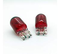 2 bombillas de freno sin tapa de 580 rojo W21/5 W, 12 V, 21/5 W, 3 x 16 Q