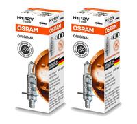2 Bombillas H1 12V 55W P14.5s OSRAM ORIGINAL Adaptable Para Diversos Coches