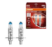 2 Bombillas Halógenas OSRAM H1 Night Breaker Laser +150% Silver