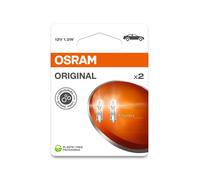 OSRAM ORIGINAL LINE 12V, Base de cuña de vidrio, 2721-2BL, Blíster doble (2 lámparas)