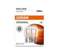 2 Bombillas Intermitente W21/5W 12V W3x16q OSRAM ORIGINAL - WEDGE BASE