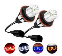 2 bombillas LED de 20 W con efecto Angel Eyes para BMW E87, E39, M5, E60, E61, E63, E64, M6, E65 y E66.