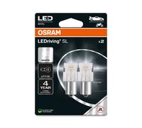 OSRAM LEDriving SL, P21W, Blanco 6000K, Doble Blíster (2 lámparas), LED Retrofit, solo uso todoterreno