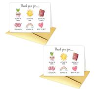 2 bonitas tarjetas de agradecimiento para profesores, gracias por ayudarme a crecer, regalo de agradecimiento para mujeres y hombres, tarjeta perfecta de fin de curso