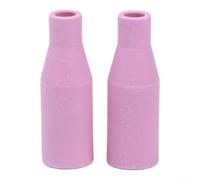 2 boquillas de cerámica para antorcha de soldadura MIG MAG MB15 15AK - Consumibles sin gas resistentes al calor hechos de material terrestre para trabajos de soldadura industriales - para un