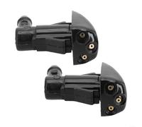 2 boquillas de chorro de repuesto para limpiaparabrisas delantero de coche, plástico negro, cobre, compatibles con Tucson MK1 2005-2010 Entourage 2007-2008 Sportage MK2 2007-2009