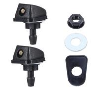 2 boquillas de lavado para limpiaparabrisas trasero, boquilla para limpiaparabrisas, boquilla de plástico, boquilla universal de lavado