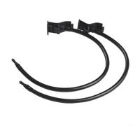2 boquillas de limpiaparabrisas para Ford Explorer 2011-2018 BB5Z-17603-A de plástico ABS negro, ajuste directo, par de repuesto