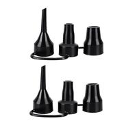 2 boquillas de repuesto para bomba de aire, paquete de 3 boquillas inflables, accesorio adaptador de inflador de bomba de aire para cama de aire parcial, colchón de aire, etc