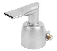 2 boquillas de soldadura de aire caliente, boquilla en ángulo de 90 grados de acero inoxidable con resistencia a baja temperatura, boquilla de punta de soldadura plana de repuesto