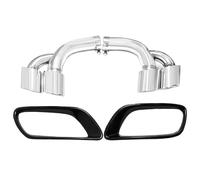 2 Boquillas Escape Acero Inoxidable Para BMW X6 E71 2008-2013(Set A)