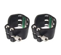 2 boquillas Yootones de cuero artificial negro para saxof?n, con sujeci?n de ligadura, compatibles con boquillas de goma (saxof?n alto).