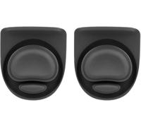 2 botellas de agua negras con tapa superior de repuesto para Owala FreeSip de 19/24/32/40 onzas, tapón de silicona a prueba de fugas, piezas de botella de agua, accesorios deportivos al aire libre