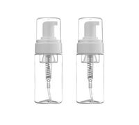 2 botellas de espuma transparente de 100 ml, dispensador de bomba de espuma vacía de jabón de viaje, botella líquida, champú de pestañas para cosméticos limpiadores, 3.4 onzas