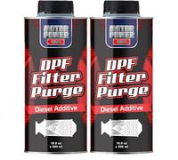 2 botellas de filtro DPF Purge: la forma más económica de limpiar y proteger tu filtro de partículas diésel, aditivo diésel, alto rendimiento ayuda a la regeneración sin montaje, 500 ml x 2