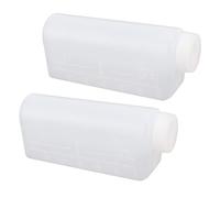 2 Botellas de Mezcla de Combustible de Gasolina y Aceite de 2 Tiempos de 600 Ml, Recipiente de Mezcla Profesional para Motosierras y Máquinas de Planchar, Medición Precisa y Fácil