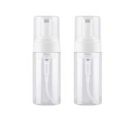 2 botellas de plástico vacías de 100 ml/3.4 onzas líquidas, dispensador de jabón espumoso, cosméticos, artículos de tocador para jabón de manos, champú y gel de ducha, etc