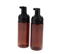 2 botellas dispensadoras de jabón espumoso de 150 ml, color marrón