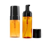 2 botellas dispensadoras de jabón espumoso de plástico de 150 ml para viaje, botellas dispensadoras de desinfectante de manos pequeñas para champú y gel de ducha