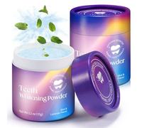 2 Botellas Polvo Mágico de Belleza, Polvo Blanqueador Booster para Pasta de Dientes, Elimina Manchas de Café, Té, Vino y Cigarrillos, No Sensible 35g