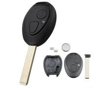 2 Botón Key Shell caso para BMW para MINI Cooper R50 Rover 75 para MG ZT Remoto Cubierta sin cortar con para CR2032 Batería