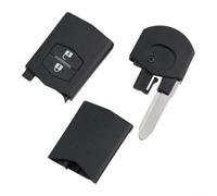 2 botones clave del coche Shell caso para Mazda | Funda de repuesto para llave sin cortar, compatible con Demio CX7 para rx8 MX5 MPV, no incluye electrónica