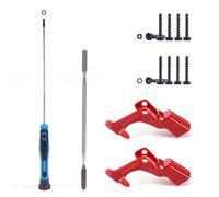 2 botones de interruptor de gatillo rojos mejorados compatibles con Dyson V10 V11 SV12 SV14, piezas de repuesto con herramientas de reparación