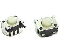 2 botones de microinterruptor izquierdo derecho blanco para Nintendo DS Lite NDSL NDSi, interruptor de botón de disparo L R para Nintendo DSi XL LL Kits de accesorios