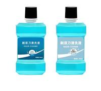 2 bottles 250ML Original Electric Shaver cleaning Liquid. Compatible with Braun. S3 S5 S6 S7 S8 S9 cleaning solution(2pcs 250ml)