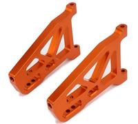 2 Brazos de Control de suspensión Inferior Delantera de Aluminio 513007 RC Car 1/10 FS Truck Buggy 53810 2 Piezas de aleación Hop-up RC mejoradas(Orange)