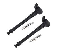 2 brazos de extensión hexagonales potentes con soporte de abrazadera para montaje seguro de equipo de estudio de fotografía, longitud ajustable, compatible con súper abrazadera