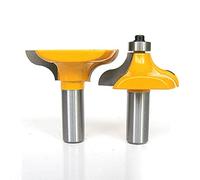 2 brocas clásicas extendidas para puerta de entrada de espiga y fresadora de azulejos, cortador de carpintería, herramienta de corte de lengua de carburo de madera con vástago de 12,7 mm