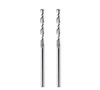 2 brocas espirales CNC de corte ascendente flautas, vástago 3,175-12 mm, fresa carburo sólido for trabajos en madera(WU2F-D6.0-L32-2PCS)