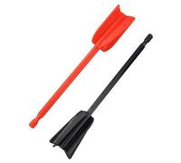 2 brocas mezcladoras de resina para pintura epoxi y hormigón, accesorio de paleta de mezcla resistente, fácil de limpiar de 6.5 pulgadas
