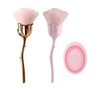 2 Brochas De Maquillaje De Flores, 1 Lavabo, Brocha Para Polvo Para Decoración De Uñas, Brocha Para Maquillaje De Base, Accesorios Para Brochas De Maquillaje Para Decoración De Uñas